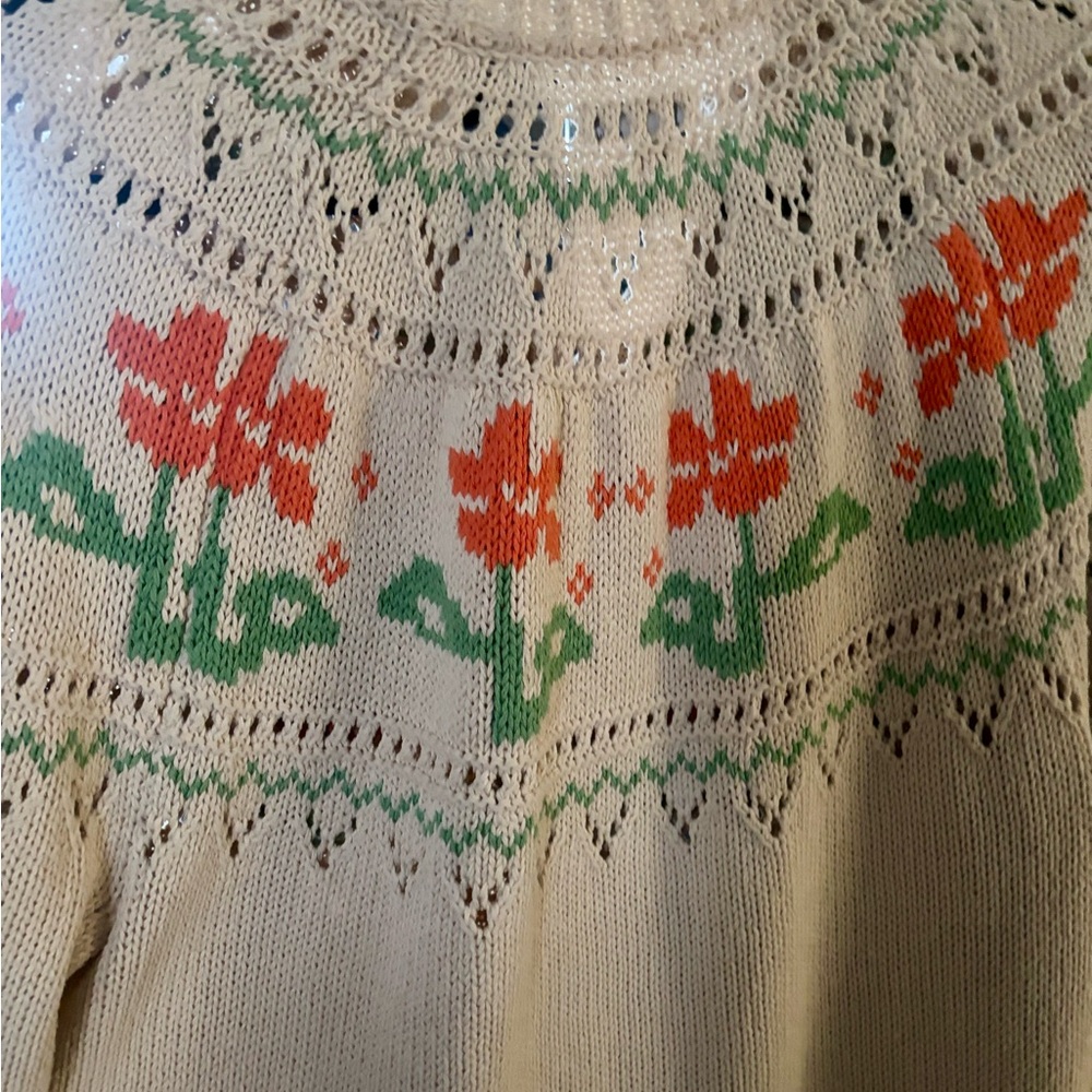 L.L.Bean Signature Fisherman Cardigan 100% cotton